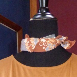 BOHEMIAN BOHO HIPPIE MULTI COLOR NECK SCARF NICKY TUCH OS